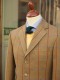 Here with Rayner & Sturges Oxford shirt, William Lockie cable lambswool jumper and our own knitted silk tie