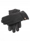 Dents Fur-lined Leather Gloves Black