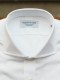 White poplin shirt with cut-away collar